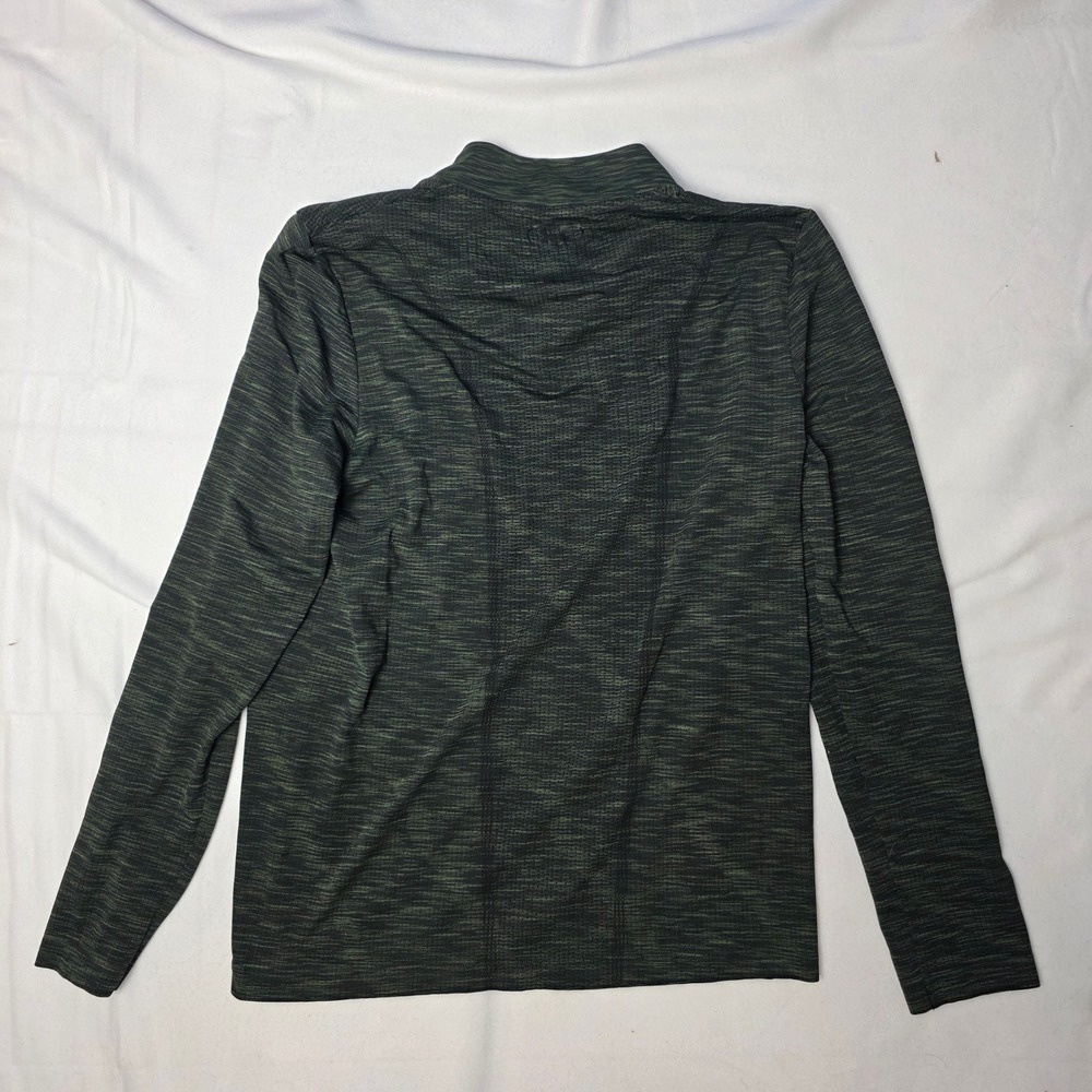 Under Armour Men's Seamless Shirt Fitted Green Medium Heatgear
